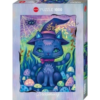 Heye 1000pc Dreaming Witch Cat Jigsaw Puzzle