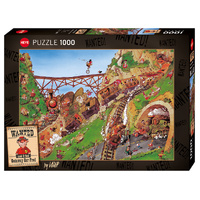 Heye Wanted Getaway Car Fred 1000pc Jigsaw Puzzle