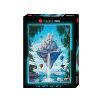 Heye Future Cities Sky Isle 1000pc Jigsaw Puzzle