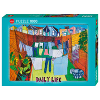 Heye In The Courtyard 1000pc Jigsaw Puzzle