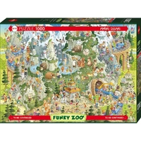 Heye 1000pc Degano; Funky Zoo, Himalayan Habitat Jigsaw Puzzle