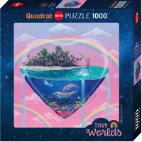 Heye 1000pc Guzzetta; Tiny Worlds, the Dolphins  Jigsaw Puzzle