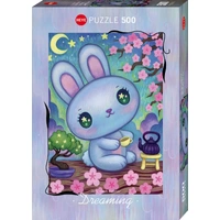 Heye 500pc Ketner, Dreaming, Bunny Zen Garden Jigsaw Puzzle