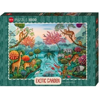 Heye 1000pc Bartolini; Exotic Garden, Lagoon Paradise  Jigsaw Puzzle