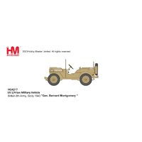 Hobby Master 1/72 U.S. 1/4 ton Military Vehicle British 8th Army, 1943 "Gen. Bernard Montgomery " Diecast Model Aircraft