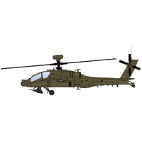 Hobby Master 1/72 AH-64E "Apache Echo" ZM714, British Army, Middle Wallop, 2022 Diecast Model Helicopter