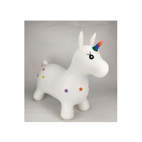 Happy Hopperz - White Unicorn