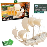 HMS Endeavour Ship Wooden Building Kit
