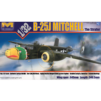 Hong Kong Models 1/32 B-25J Mitchell The Strafer Plastic Model Kit