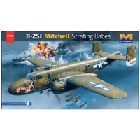 Hong Kong Models 1/32 B-25J Mitchell Strafing Babes Plastic Model Kit
