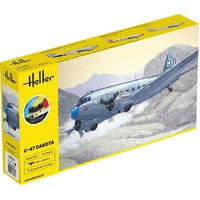 Heller 1/72 STARTER KIT C-47 Dakota Plastic Model Kit