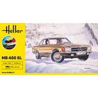 Heller 1/43 STARTER KIT Mercedes-Benz 450SL Plastic Model Kit