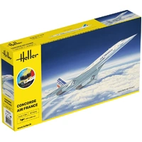 Heller 1/125 STARTER KIT Concorde Plastic Model Kit