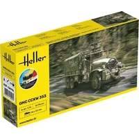 Heller 1/72 Starter Kit GMC CCKW 353 Truck Plastic Model Kit