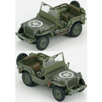 Hobby Master 1/48 Willys Jeep MB 101st Airborne WWII Diecast
