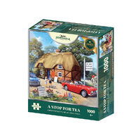 Holdson 1000pc Nostalgia A Stop For Tea Jigsaw Puzzle