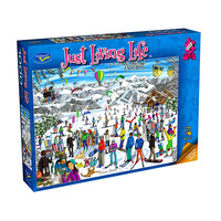 Holdson 1000pc Just Living Life Ski Jigsaw Puzzle