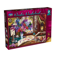 Holdson 1000pc Window Wonderland Lilacs/Swans Jigsaw Puzzle