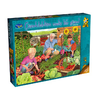 Holdson 1000pc Grandchildren Make Life Grand Harvest Jigsaw Puzzle
