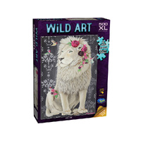 Holdson 500pc Wild Art White Lion XL Jigsaw Puzzle