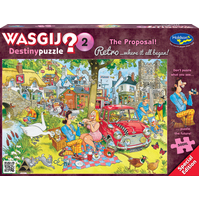 Holdson 500pcXL Wasgij? Retro Destiny #2 Jigsaw Puzzle