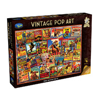 Holdson 1000pc Vintage Pop Art Great Western