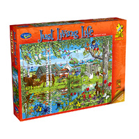 Holdson 1000pc Just Living Life 2 Highland Gm Jigsaw Puzzle