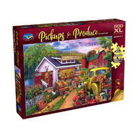 Holdson 500pc Pickups & Produce 3 Market Fresh XL Jigsaw Puzzle