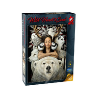 Holdson 1000pc Wild Heart & Soul Blanc Jigsaw Puzzle