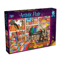 Holdsons 1000pc Artistic Flair Quilt & Sew Jigsaw Puzzle
