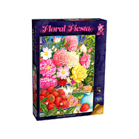 Holdsons 1000pc Floral Fiesta Peonies & Strawberries Jigsaw Puzzle