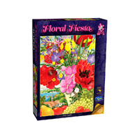 Holdsons 1000pc Floral Fiesta Poppy Paradise Jigsaw Puzzle