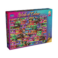 Holdson 1000pc Splash Of Colour Sewing Frenzy Jigsaw Puzzle