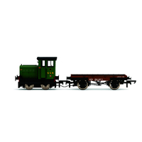 Hornby HO/OO GCR(N), Ruston & Hornsby 48DS, 0-4-0, No.1 'Qwag' - Era 10