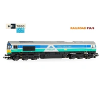 HORNBY OO RAILROAD PLUS WITH SOUND AGGREGATES CLASS 66 SENCE 66711 DCC SOUND FITTED