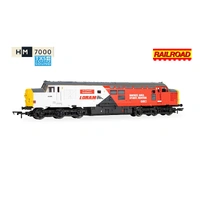Hornby HO RailRoad Loram Class 37 'An Comunn Gaidhealach' 37418 DCC Sound Fitted Locomotive