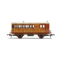 Hornby OO GNR, 4 Wheel Coach, Brake 3RD Class, Fitted Lights, 399 - ERA 2