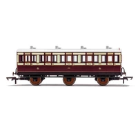 Hornby OO LNWR, 6 Wheel Coach, 3RD Class, Fitted Lights, 4671 - ERA 2