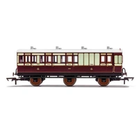 Hornby OO LNWR, 6 Wheel Coach, Brake 3RD Class, Fitted Lights, 7463 - ERA 2