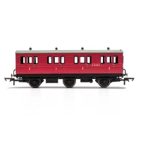 Hornby OO BR, 6 Wheel Coach, 1ST Class, Fitted Lights, E41373 - ERA 4
