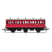 Hornby OO BR, 6 Wheel Coach, 3RD Class, Fitted Lights, E31070 - ERA 4