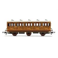 Hornby OO LNER, 6 Wheel Coach, 3RD Class, Fitted Lights, 4142 - ERA 3