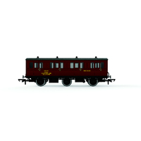 Hornby OO BR Departmental, 6 Wheel Crew Coach, KDE107E - Era 8