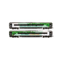 HORNBY OO AVANTI WEST COAST CLASS 390 CLIMATE CHANGE LIVERY COACH PACK 1 69421 + 65