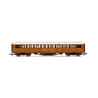 HORNBY OO LNER GRESLEY CORRIDOR TEAK COACHES 3RD CLASS 31869