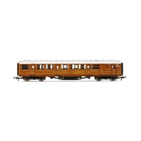 HORNBY OO LNER GRESLEY CORRIDOR TEAK COACHES BRAKE 3RD 21437