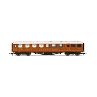 HORNBY OO LNER GRESLEY CORRIDOR TEAK COACHES BUFFET 21609