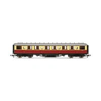 HORNBY OO BR GRESLEY CORRIDOR  CRIMSON AND CREAM 1ST CLASS E10126E
