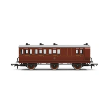 Hornby 1/76 OO Gauge LB&SCR 6 wheel Brake third class coach 106
