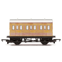 Hornby OO Railroad 4 Wheel LNER Coach